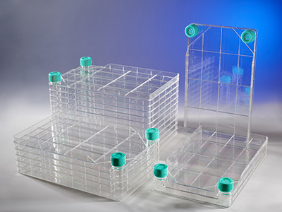 單層至10層培養裝置，可一次性大規模培養細胞